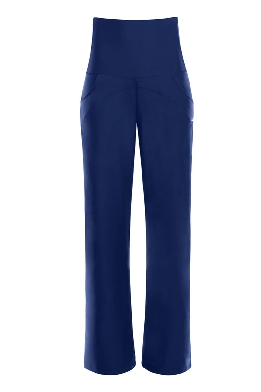 WINSHAPE Women's Functional Comfort Ankle Length Culottes Cul601c high Waist Tracksuit Bottoms, Dark Blue, XXL