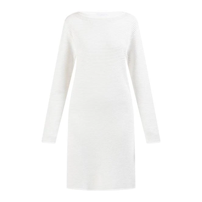 usha WHITE LABEL Women's Lynnea Knitted Dress, Wool White, XS - Image 1