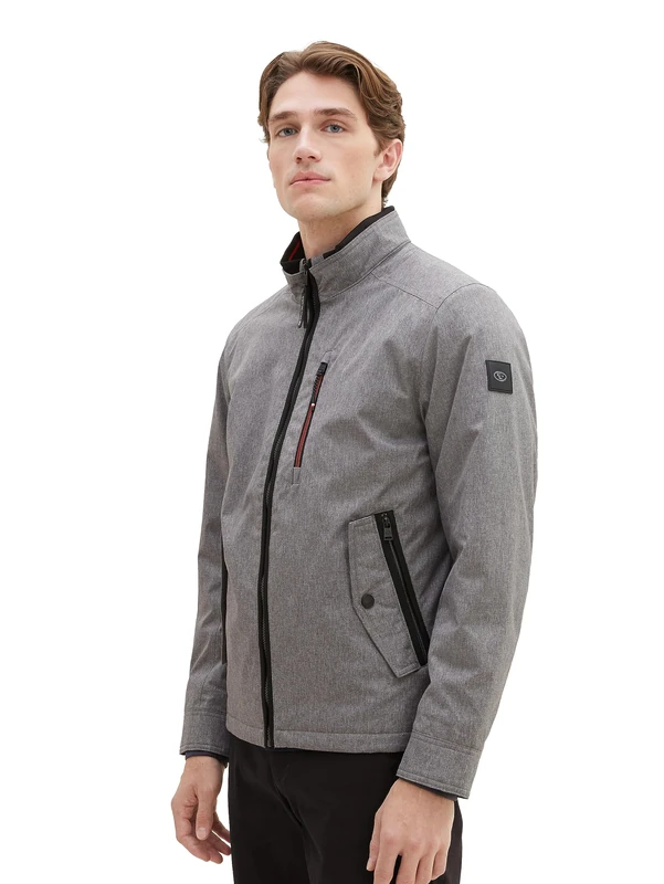 TOM TAILOR Men's jacket, 18960 - Grey Woven Melange, L