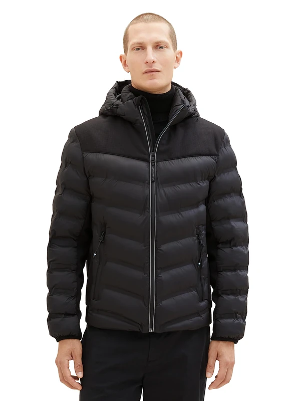 TOM TAILOR Men's jacket, 29999 - Black, XL