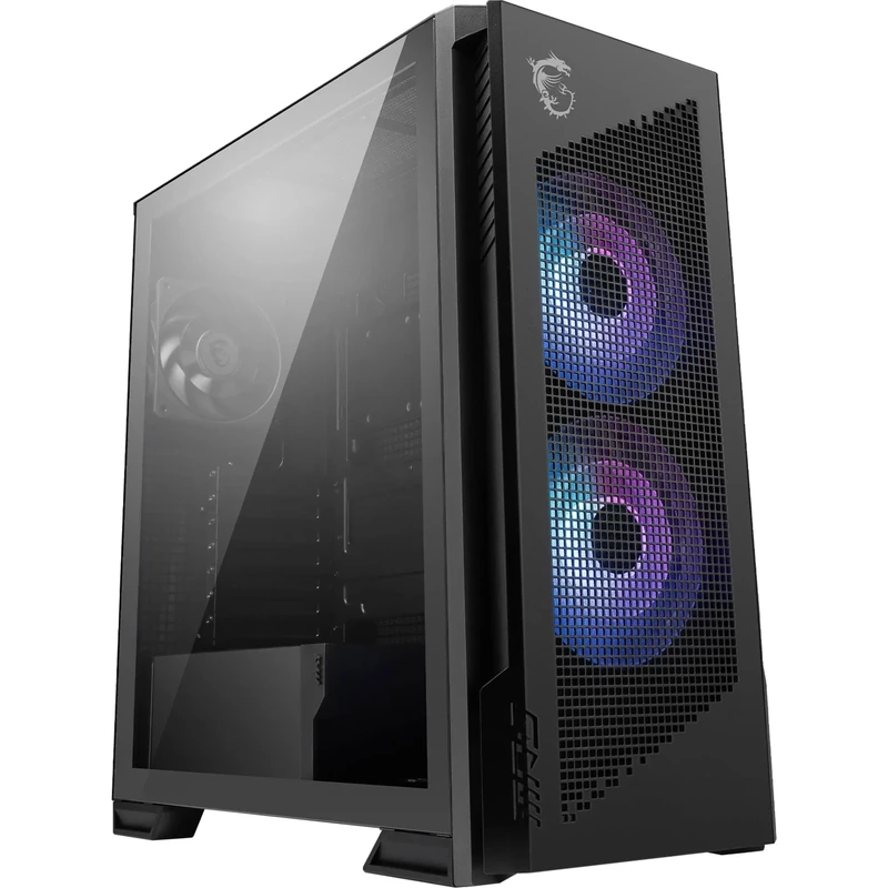 MPG VELOX 300R AIRFLOW PZ - Mid-tower Gaming PC Case - 160 mm Dual Layer Blades Fan - Supports up to 360 mm radiator - EZ DIY Features - Back-connect ATX Motherboard support