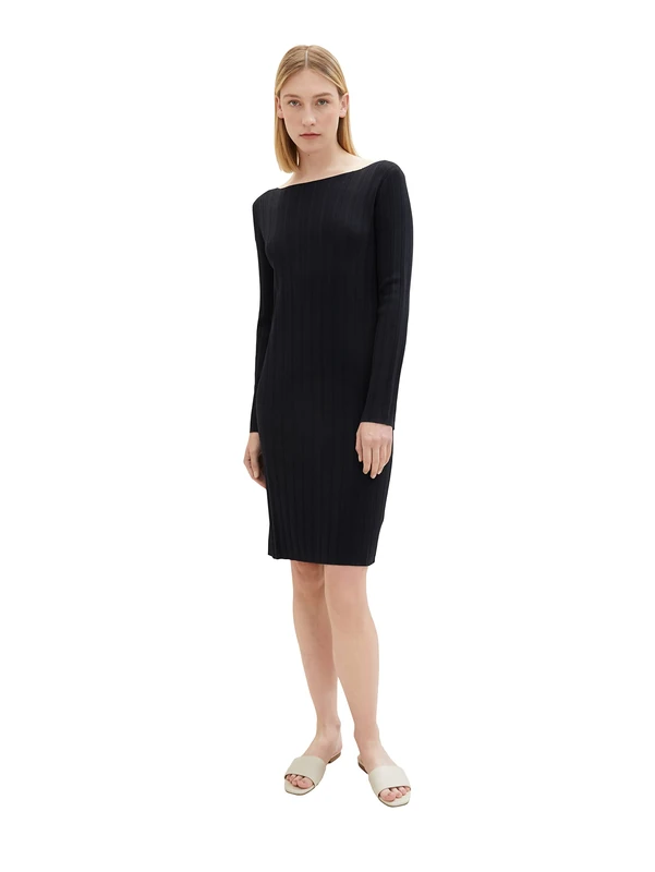 TOM TAILOR Men's Basic Crewneck Knit Jumper, warm red melange, L