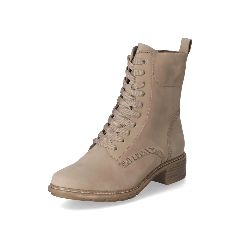 Tamaris Women's biker boots, women's ankle boots, Touch-it footbed, taupe, 3.5 UK