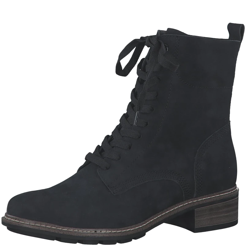 Tamaris Women's biker boots, women's ankle boots, Touch-it footbed, navy, 37 EU