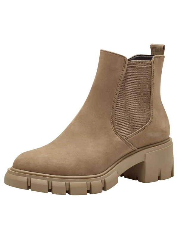 Tamaris Women's Chelsea Boot 1-25419-41 Wide, camel, 6 UK