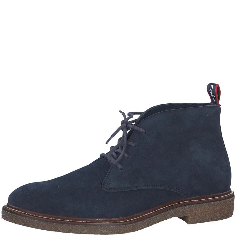 MARCO TOZZI Men's 2-15100-41 Lace Boot Flat, Navy, 10.5 - Image 1