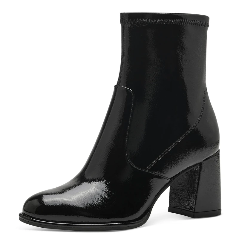 Tamaris 1-25357-41/001 Slip-On Boots Synthetic Women in Black, Black (Black Patent), 3.5 UK
