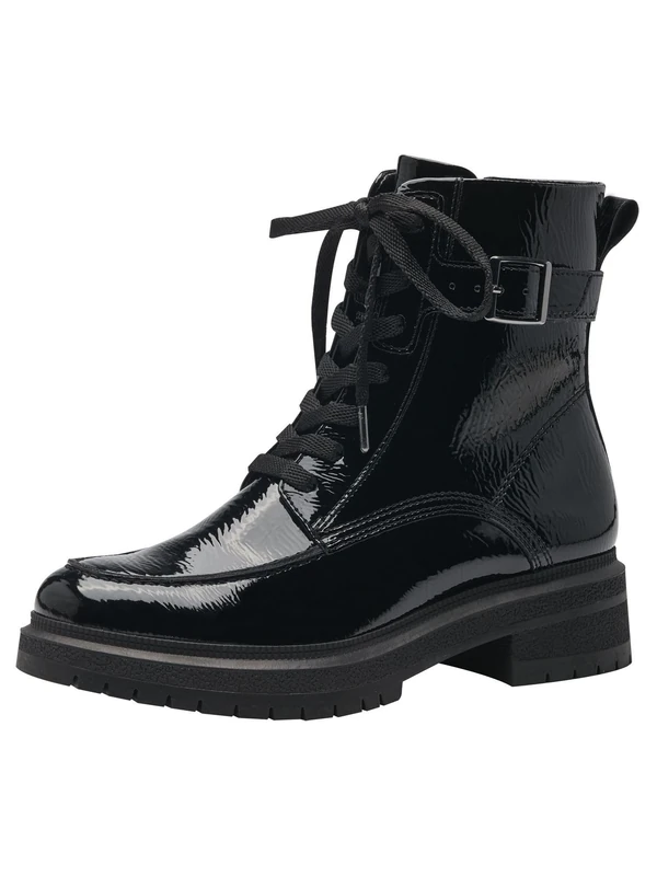 Tamaris Ankle Boots 1-25261-41 Normal, Black (Black Patent), 3.5 UK