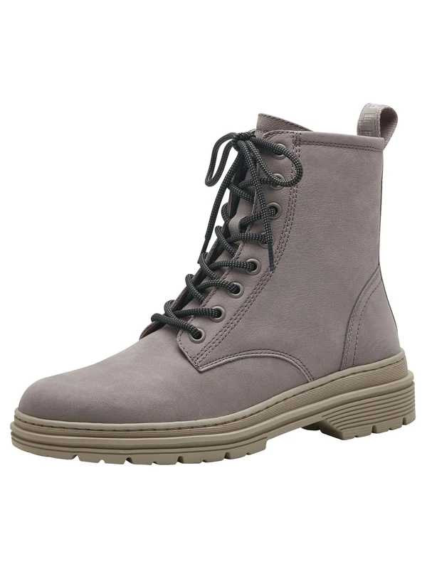 Tamaris Women's Lace-Up Ankle Boots, taupe, 4 UK