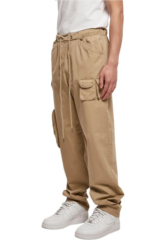 Urban Classics Men's Asymetric Pants, Unionbeige, 36 - Image 1