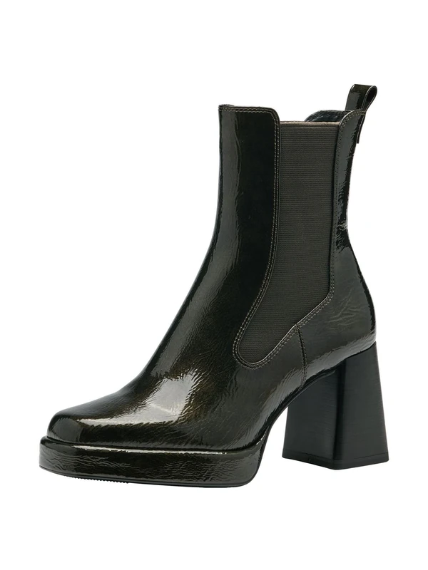 Tamaris Chelsea Boot 1-25002-41 Wide, olive, 6.5 UK