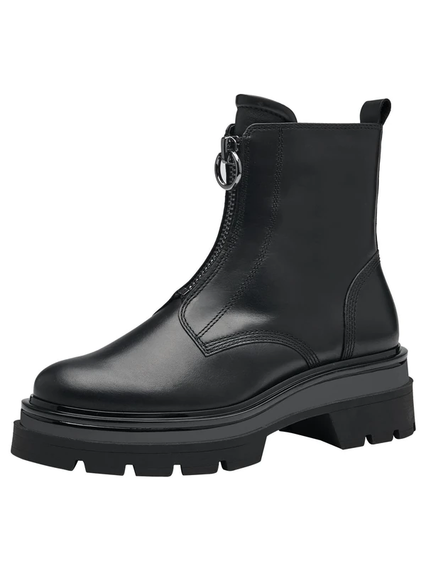 Tamaris Women's Elegant Ankle Boots 1-25413-41 Black, Black (Black Leather), 3.5 UK