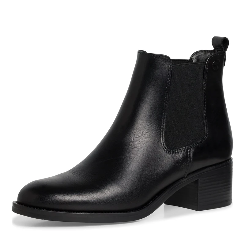 Tamaris Women's Chelsea Boots, Women's Ankle Boots, Touch-it Footbed, black, 3 UK