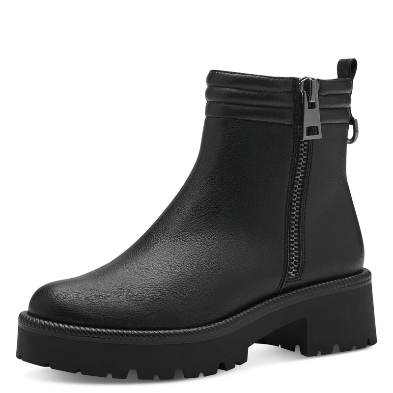Tamaris Women's Vegan Boots, black, 5 UK