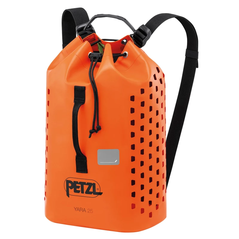 PETZL, Yara Guide 25, Medium -Capacity Holder Bag For Torrentism, Orange/Black, 25L, Unisex Adult