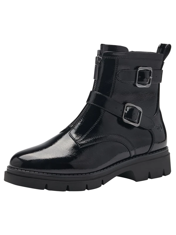 Tamaris Ankle Boots 1-25817-41 Normal, Black (Black Patent), 5 UK