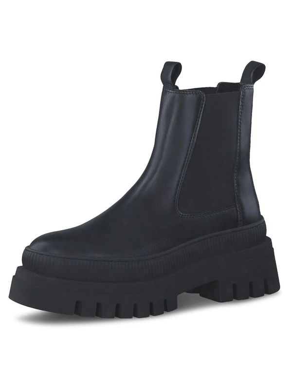 Tamaris Chelsea Boot 1-25494-41 Normal, Black (Black Leather), 6 UK