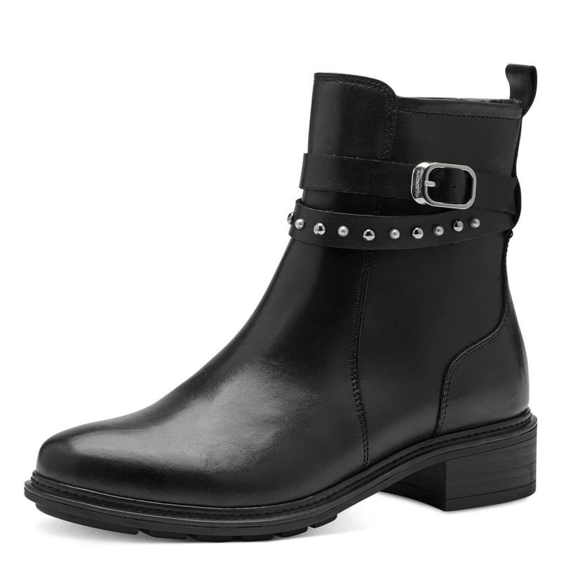 Tamaris Ankle Boots 1-25052-41 Wide, black, 3.5 UK