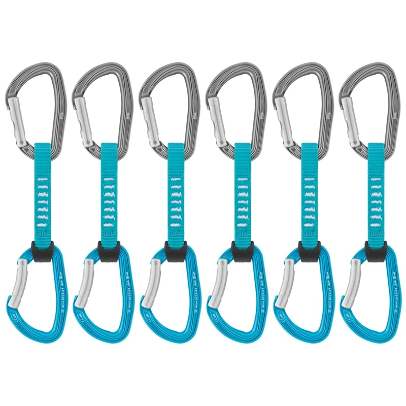 Petzl, Djinn Axess 6-Pack, Back Of Six Robust Postponements For Climbing In Cliff, Multicolored, U, Unisex Adult