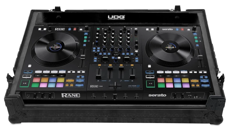 UDG Ultimate Flight Case Rane Performer Four Plus Wheels, Black (U91082BL) - Image 1