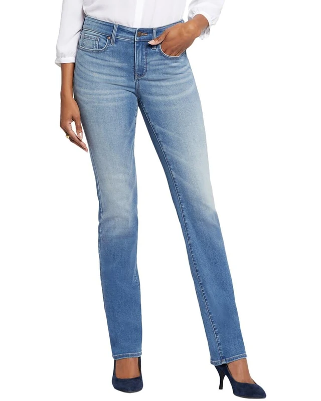 NYDJ Women's Marilyn Straight Denim Jeans, Maele, 12