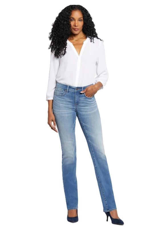 NYDJ Women's Marilyn Straight Denim Jeans, Maele, 0