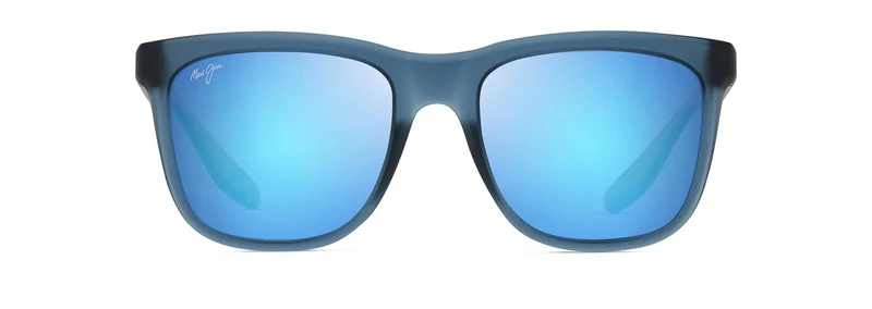 Maui Jim Pehu Polarized Classic Sunglasses for Men and Women, Blue Hawaii Pehu Matte Na, One Size