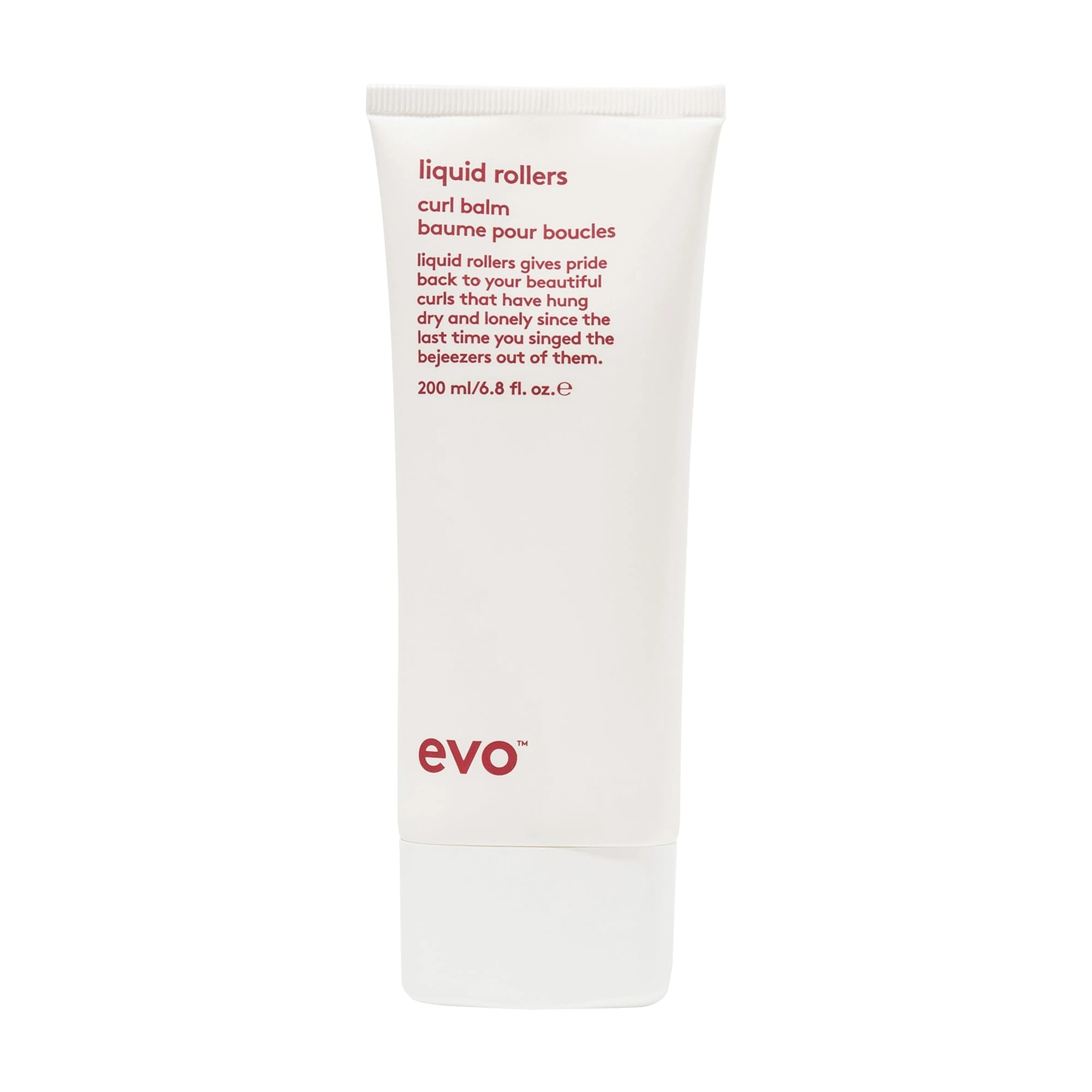 evo Liquid Rollers Curl Balm - Hair Styling Balm - Enhances Natural Curls, Protects Frizz & Improves Overall Condition - 200ml / 6.8fl.oz