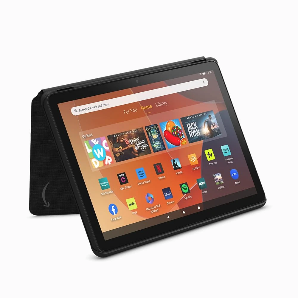 Amazon Fire HD 10 Tablet Protective Cover (only compatible with 13th generation tablet, 2023 release), Black