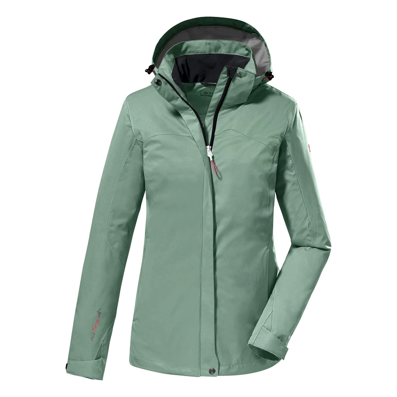 Killtec Women's Kos 133 Wmn Functional Outdoor Jacket with Removable Hood