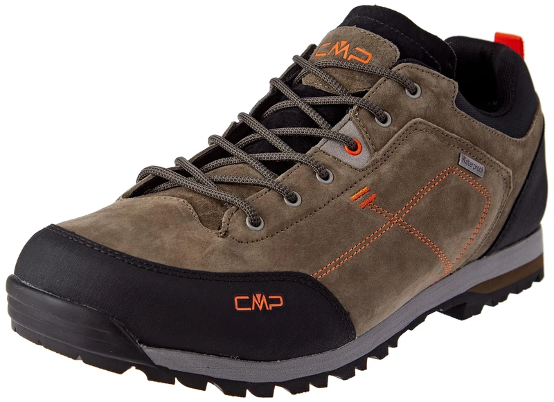 CMP Alcor 2.0 Low Trekking Shoes WP Men's Hiking Shoes, Orange Mud, 7 UK