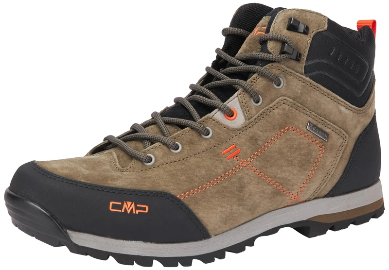 CMP Men's Alcor 2.0 Mid Trekking Wp-3Q18577 Walking Shoe, Orange Mud, 10.5 UK