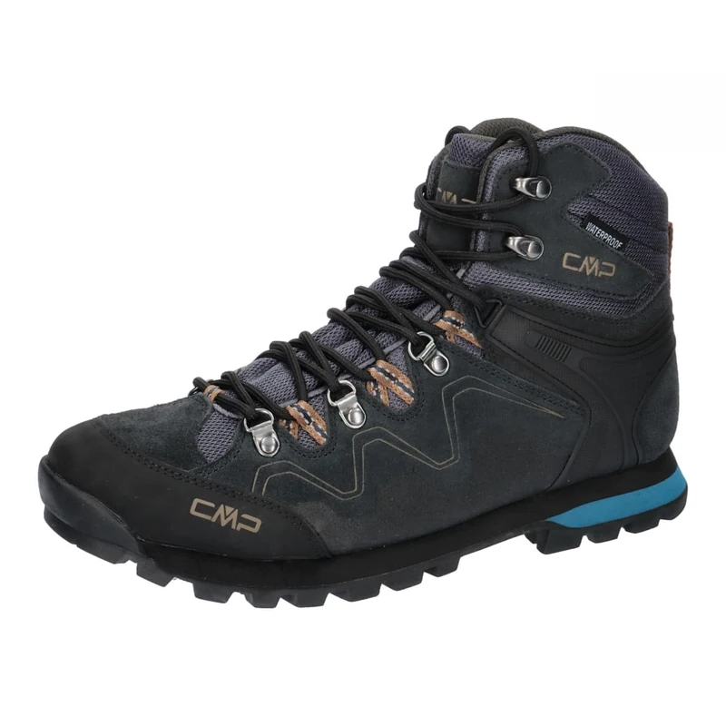 CMP Athunis Mid Trekking Shoes Wp-31q4977, Men's Walking Shoe, Titanium Petrol, 7 UK