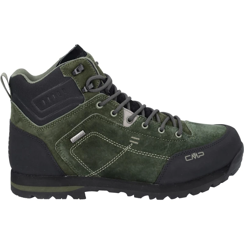CMP Men's ALCOR 2.0 MID Trekking Shoes WP, Military, 8 UK