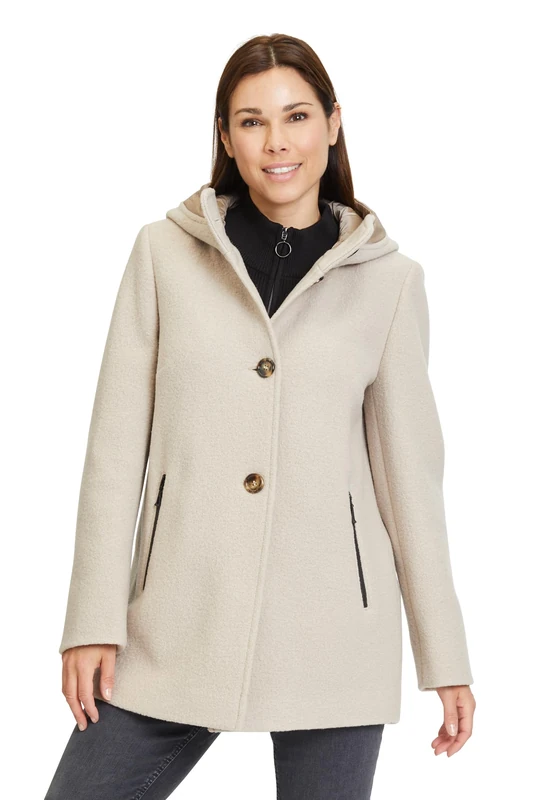 Gil Bret Women's Ida Jacket Wool, 7306 Desert Beige, 38