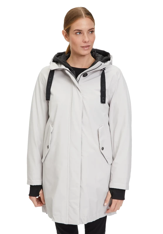 Gil Bret Women's 9197/6207 Cotton Wool Jacket, 9079 Nimbus Cloud, 38