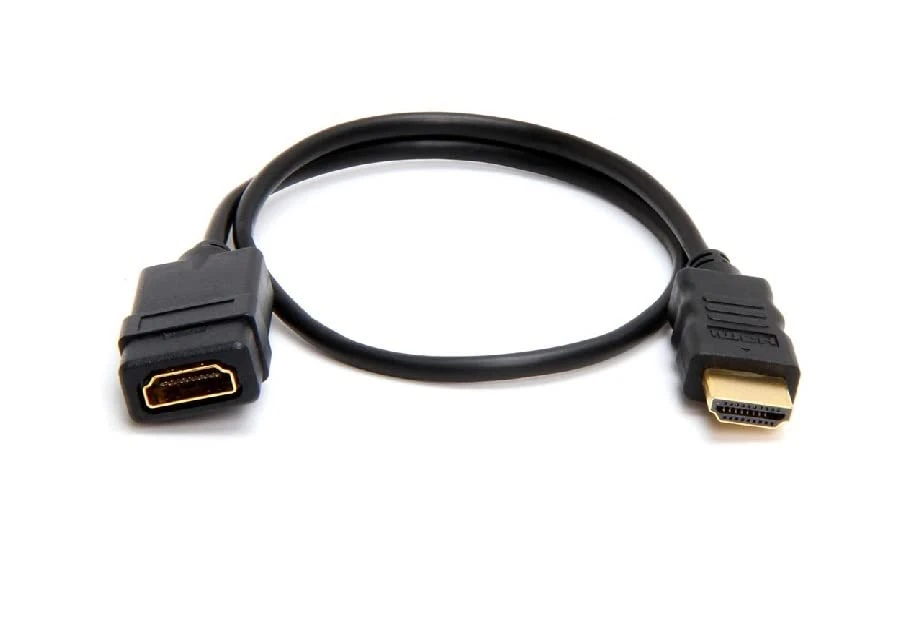 TV HDMI 1 Meter Male to Female Extender Extension Wire Cable Lead For Chrome Cast/Amazon Fire Stick/Media Dongles