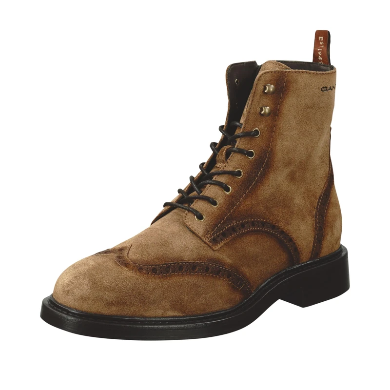 GANT FOOTWEAR Men's Millbro ankle boots, Warm Khaki, 9.5 UK