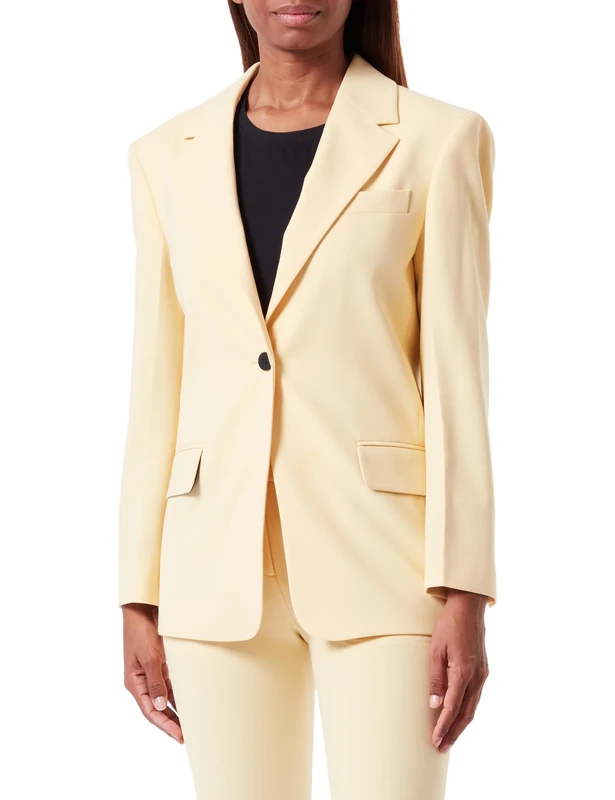 HUGO Women's Agura Jacket, Medium Beige261, 6