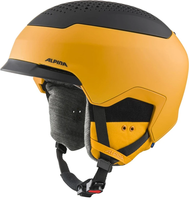 ALPINA Unisex - Adults, GEMS ski helmet, burned-yellow black matt, 55-59 cm