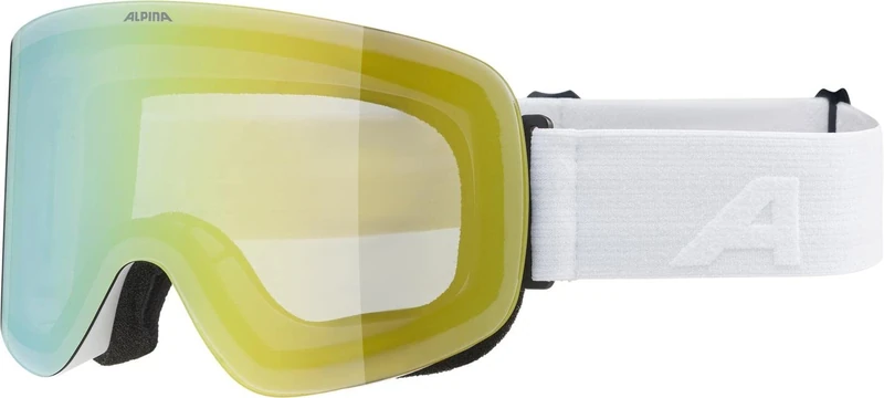 ALPINA Unisex - Adults, PENKEN ski goggles, white matt, One Size