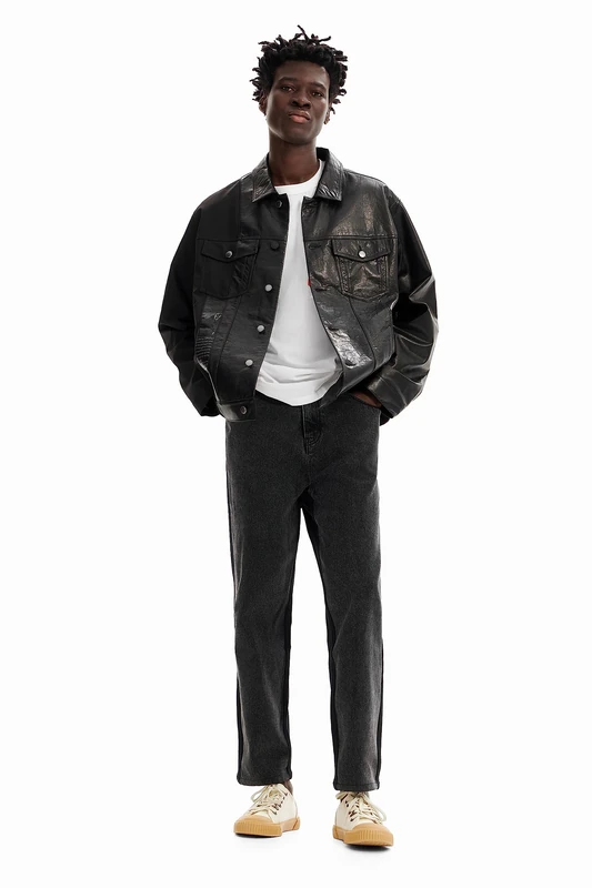 Desigual Men's Demin_Brian, Black, 30