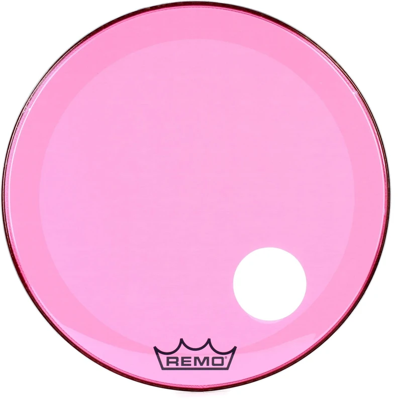 Remo Colortone Powerstroke 3 Drum Head Clear Ported 26 Inches P3-1326-CT-PKOH Pink