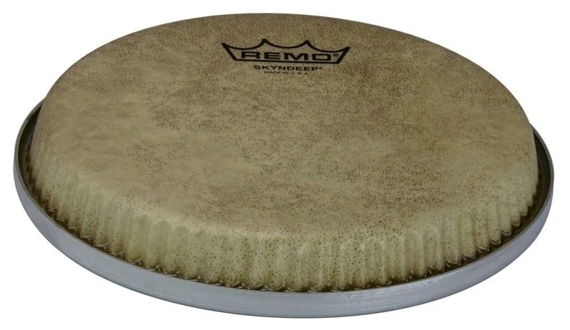Remo percussion head Skyndeep Calfskin Bongo Low Collar R-Series 8,5" M3-R850-S4-SD003