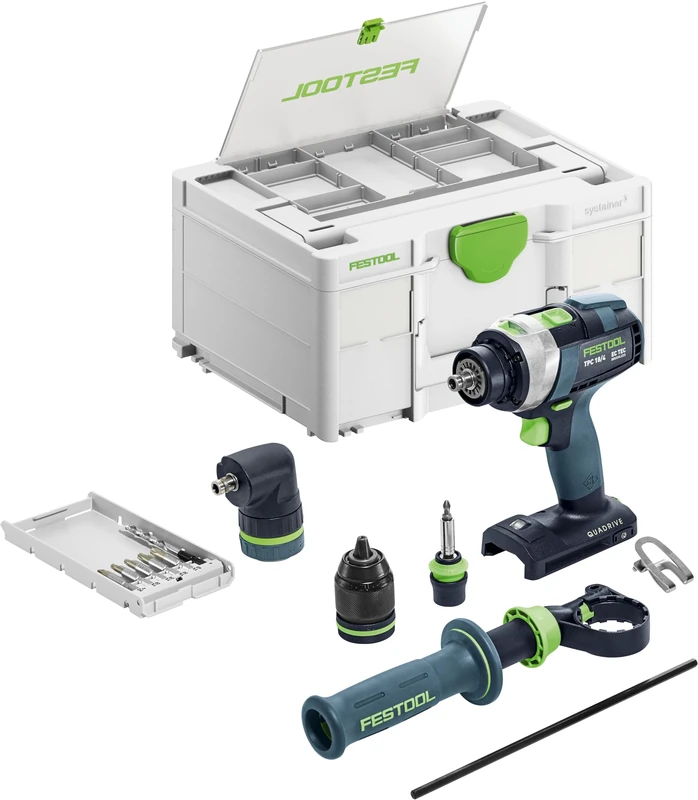 Festool Taladro atornillador de percusión a batería TPC 18/4-Basic-Set