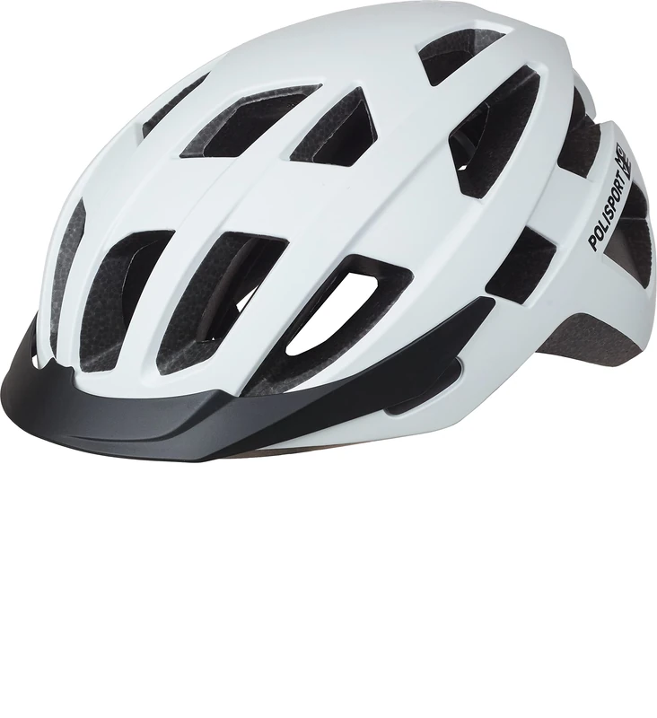 POLISPORT 8742500001 City Move Bike Helmet M 54-58 cm White Urban Commuter Cycling Helmet