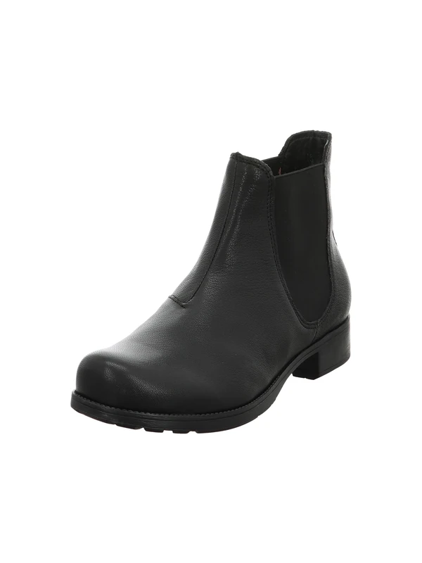 Think! Women's Chrome-Free Tanned Sustainable Chelsea Boots, 0050 Black, 5.5-6 UK