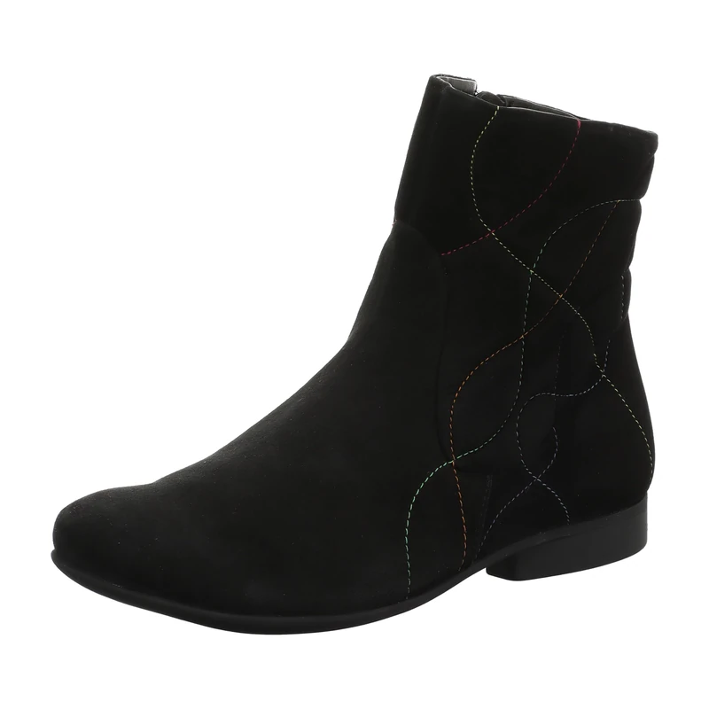 Think! Women's Guad2 Leder Gefütterte Nachhaltige Boots, 0000 Black, 5 UK