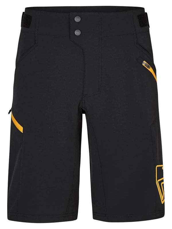 Ziener Men's Nonus X-Function Cycling Inner Shorts-Mountain Bike/Outdoor/Leisure-Breathable, Quick-Drying, Padded, Black.Dark Mustard, 58 (EU)