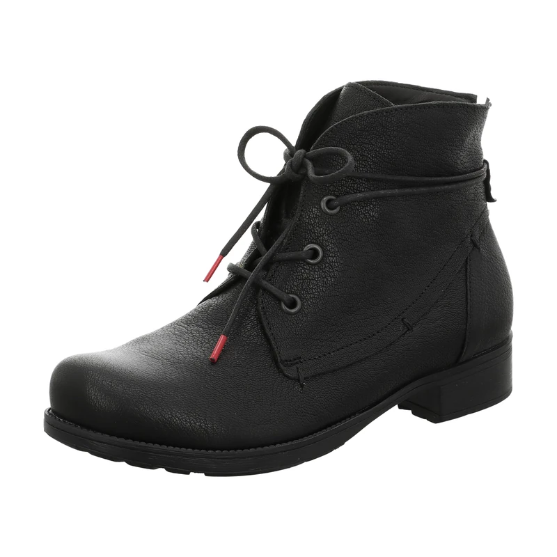 Think! Women's Denk Chrome-Free Tanned Lambskin Ankle Boots, 0010 Black, 6.5 UK - Image 1